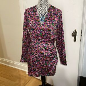 ⬇️Price Drop⬇️ Zara flowered long sleeve dress size Medium NWT